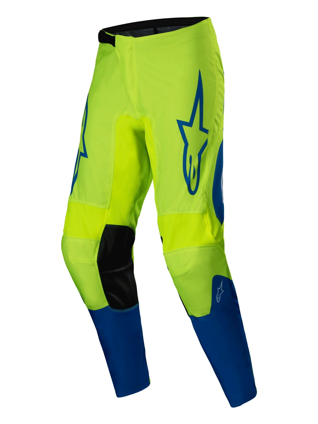 Alpinestars 2025 Fluid Haul Motocross Pants Yellow Fluo Blue